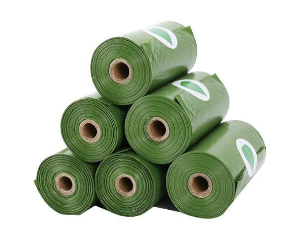 Odor-Control Biodegradable Pet Waste Bags with Dispenser
