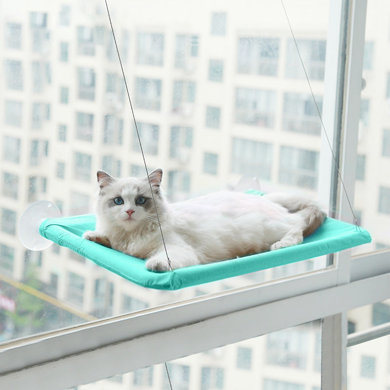 Mess-Free Cat Hammock for Sunny Window Lounging