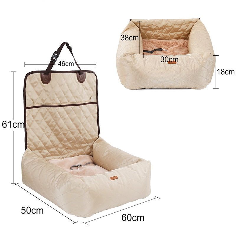 Multi-Purpose Dog Bed and Car Seat Pad