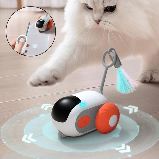 Friendly Smart Remote Cat Car Toy for Curious Cats