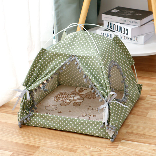 Comfy Enclosed Cat Bed Tent for Stress-Free Sleep