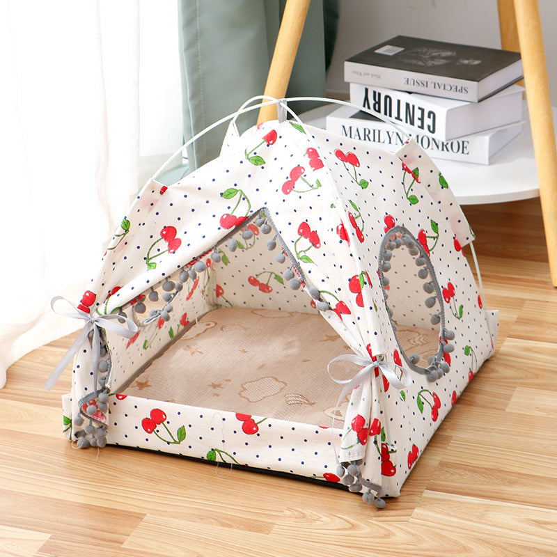 Comfy Enclosed Cat Bed Tent for Stress-Free Sleep
