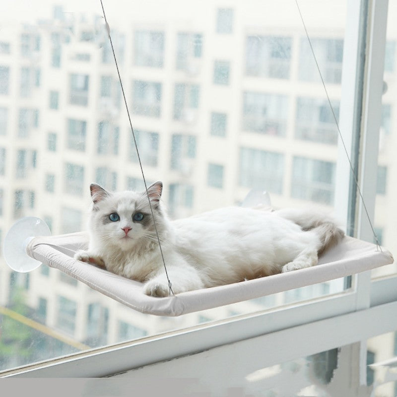 Mess-Free Cat Hammock for Sunny Window Lounging