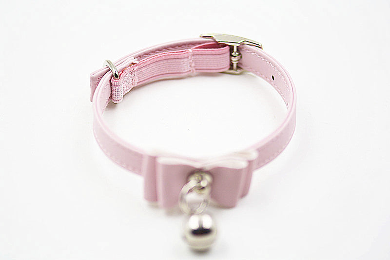 Charming Dog Collar with Bell & Bow Tie