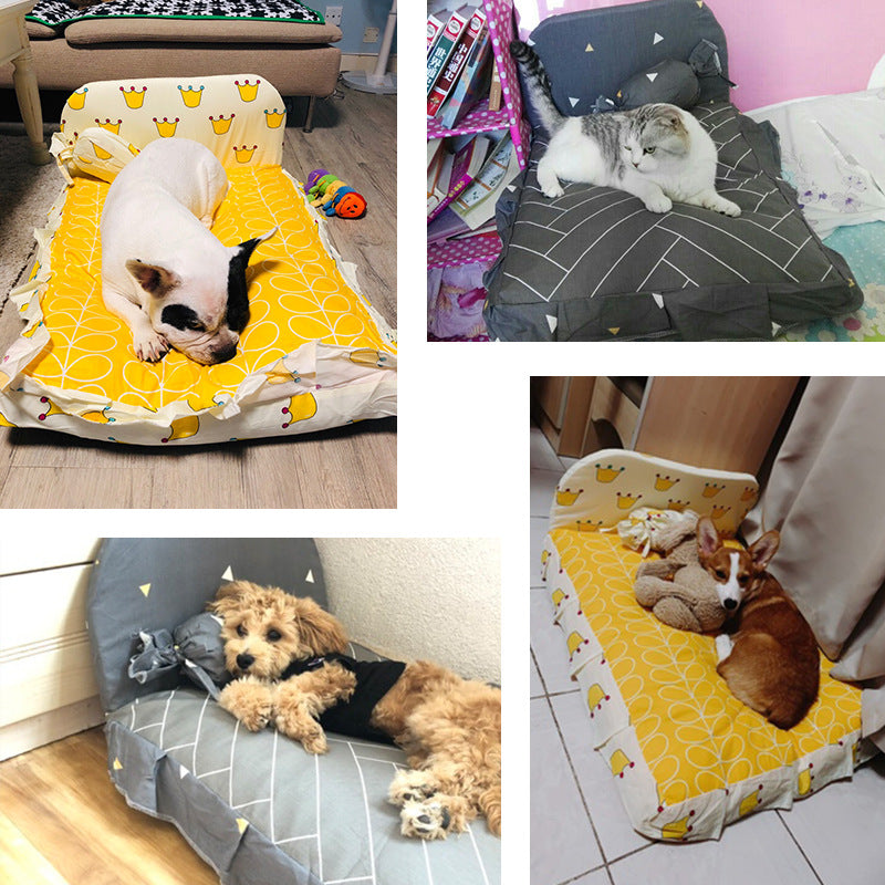 Soft Teddy Cat & Dog Bed for Everyday Comfort