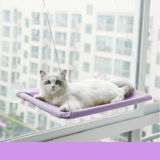 Mess-Free Cat Hammock for Sunny Window Lounging