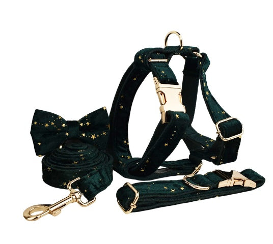 Elegant Velvet Pet Collar – Perfect for Daily Wear