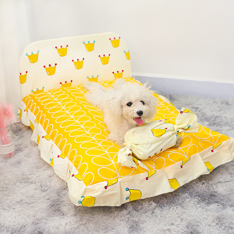 Soft Teddy Cat & Dog Bed for Everyday Comfort
