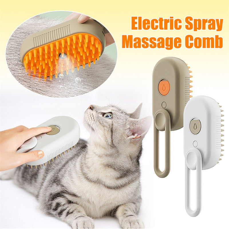 Hair Removal Gentle Massage & Grooming Brush for Cats Dogs