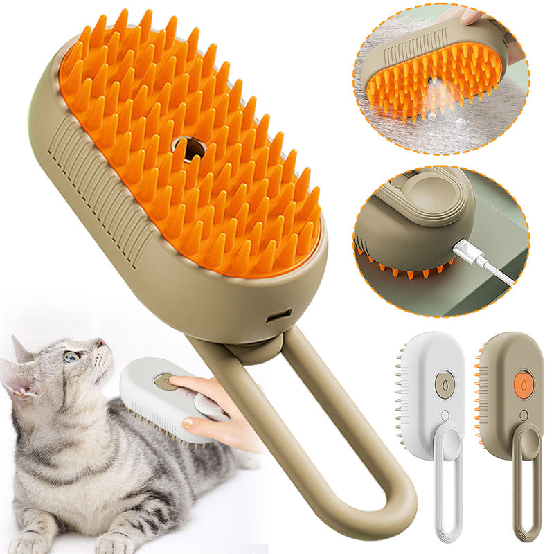 Hair Removal Gentle Massage & Grooming Brush for Cats Dogs