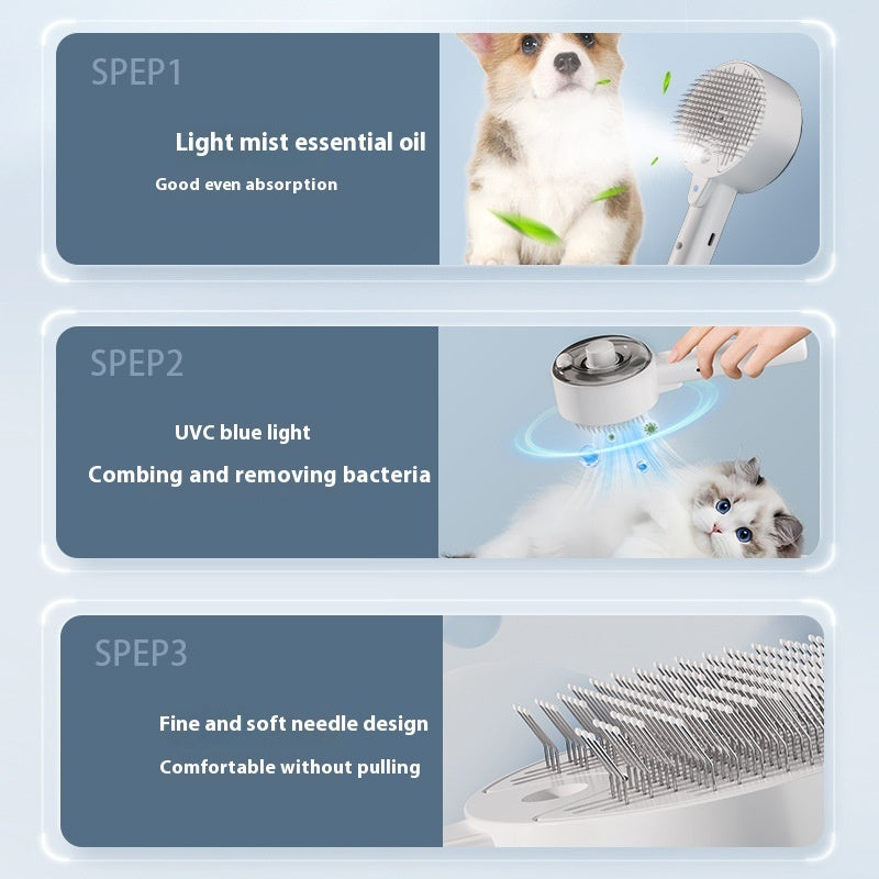 Gentle Grooming Brush for Dogs and Cats – Hair-Free Homes