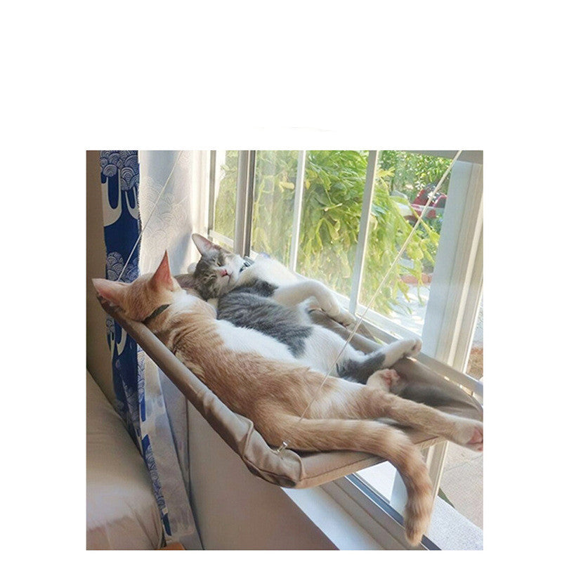 Mess-Free Cat Hammock for Sunny Window Lounging