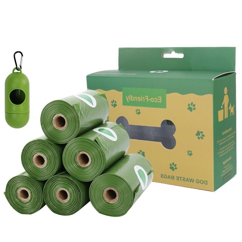 Odor-Control Biodegradable Pet Waste Bags with Dispenser