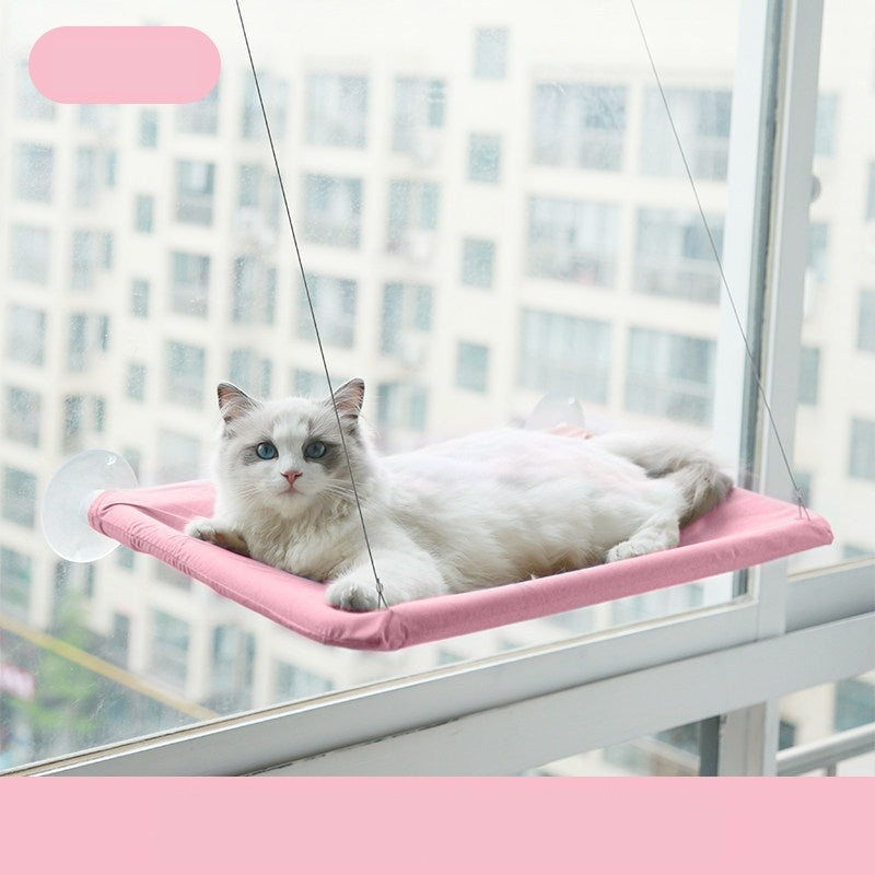 Mess-Free Cat Hammock for Sunny Window Lounging