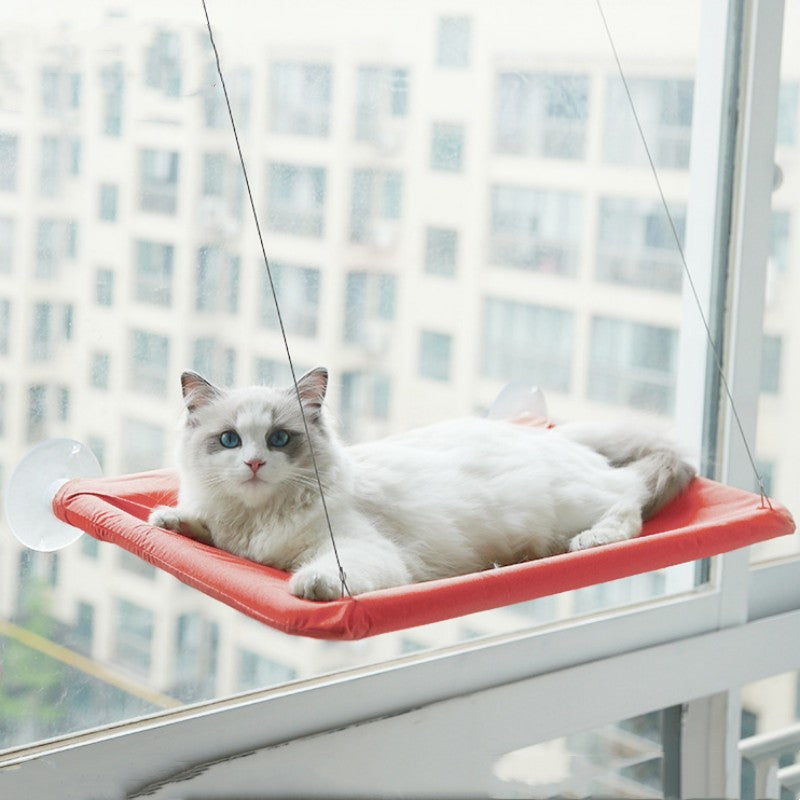 Mess-Free Cat Hammock for Sunny Window Lounging