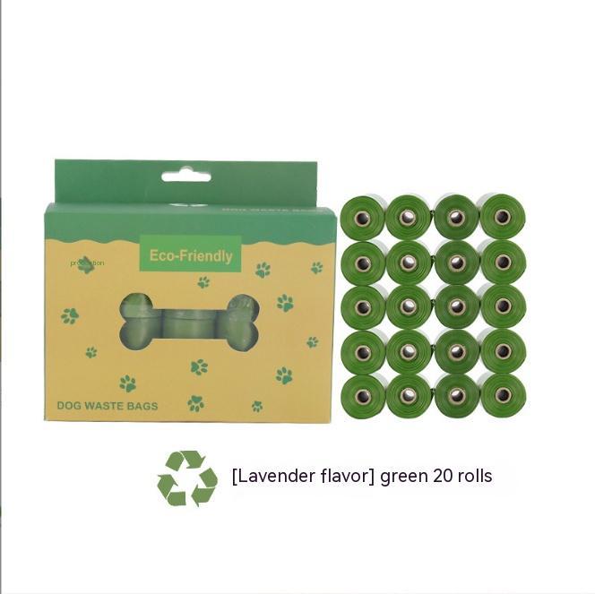 Odor-Control Biodegradable Pet Waste Bags with Dispenser