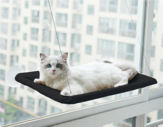 Mess-Free Cat Hammock for Sunny Window Lounging