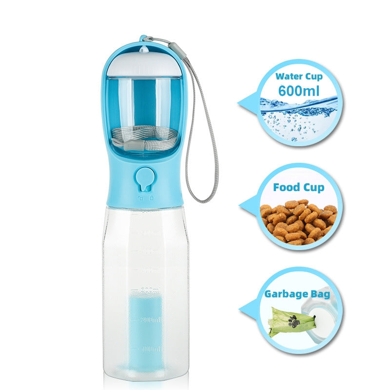 Ultimate 3-in-1 Portable Pet Water Bottle for Travel